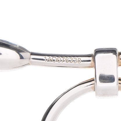 Hermes Sterling Silver Mors de Bride Long Necklace 5 of 9