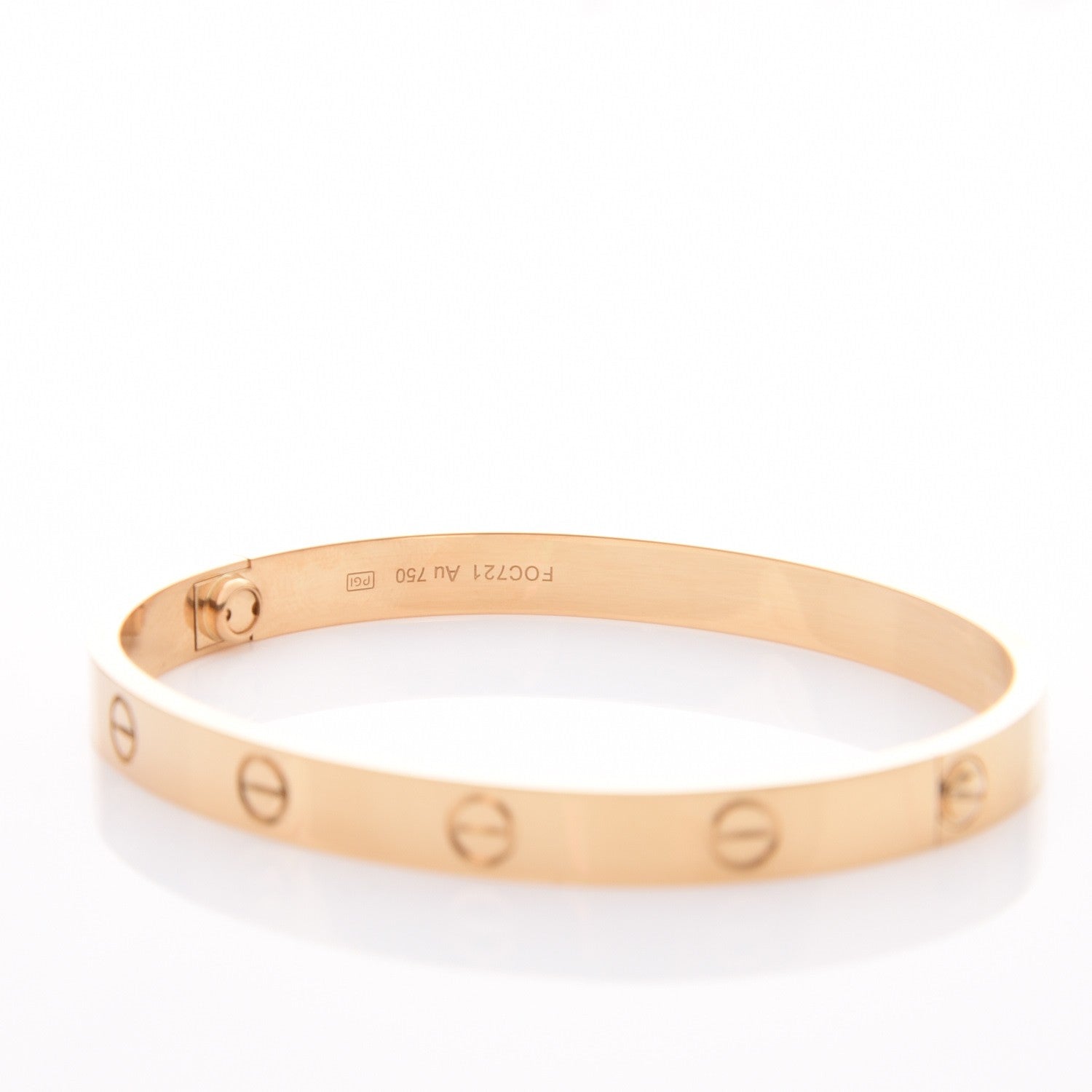 Cartier 18K Yellow Gold LOVE Bracelet 18 3 of 8