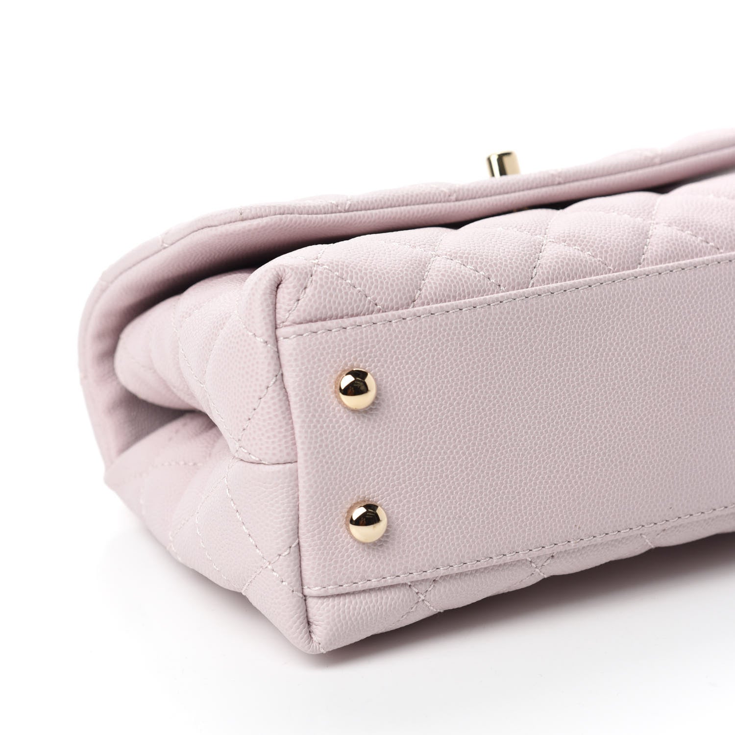 Chanel Caviar Quilted Mini Coco Handle Flap Lilas Lilac 6 of 11