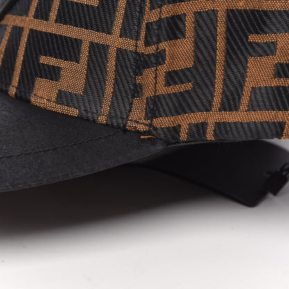 Fendi Canvas FF Baseball Hat Tobacco Black 6 of 8
