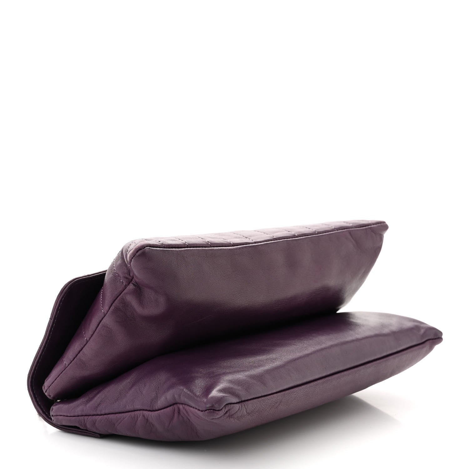 Chanel Lambskin Chocolate Bar Mademoiselle Flap Purple 4 of 11