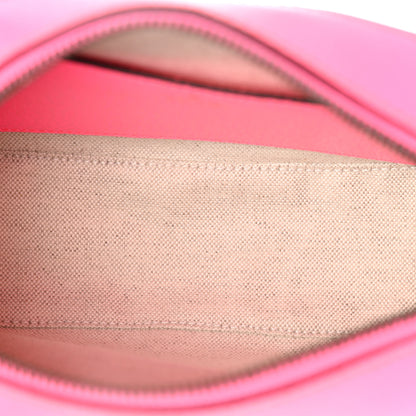 Gucci GG Supreme Monogram Textured Dollar Calfskin Web Ophidia Small Crossbody Bag Beige Ebony Fuchsia 5 of 10