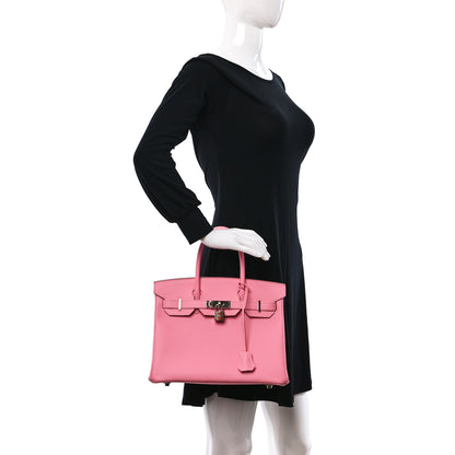 Hermes Epsom Birkin 30 Rose Confetti 2 of 10