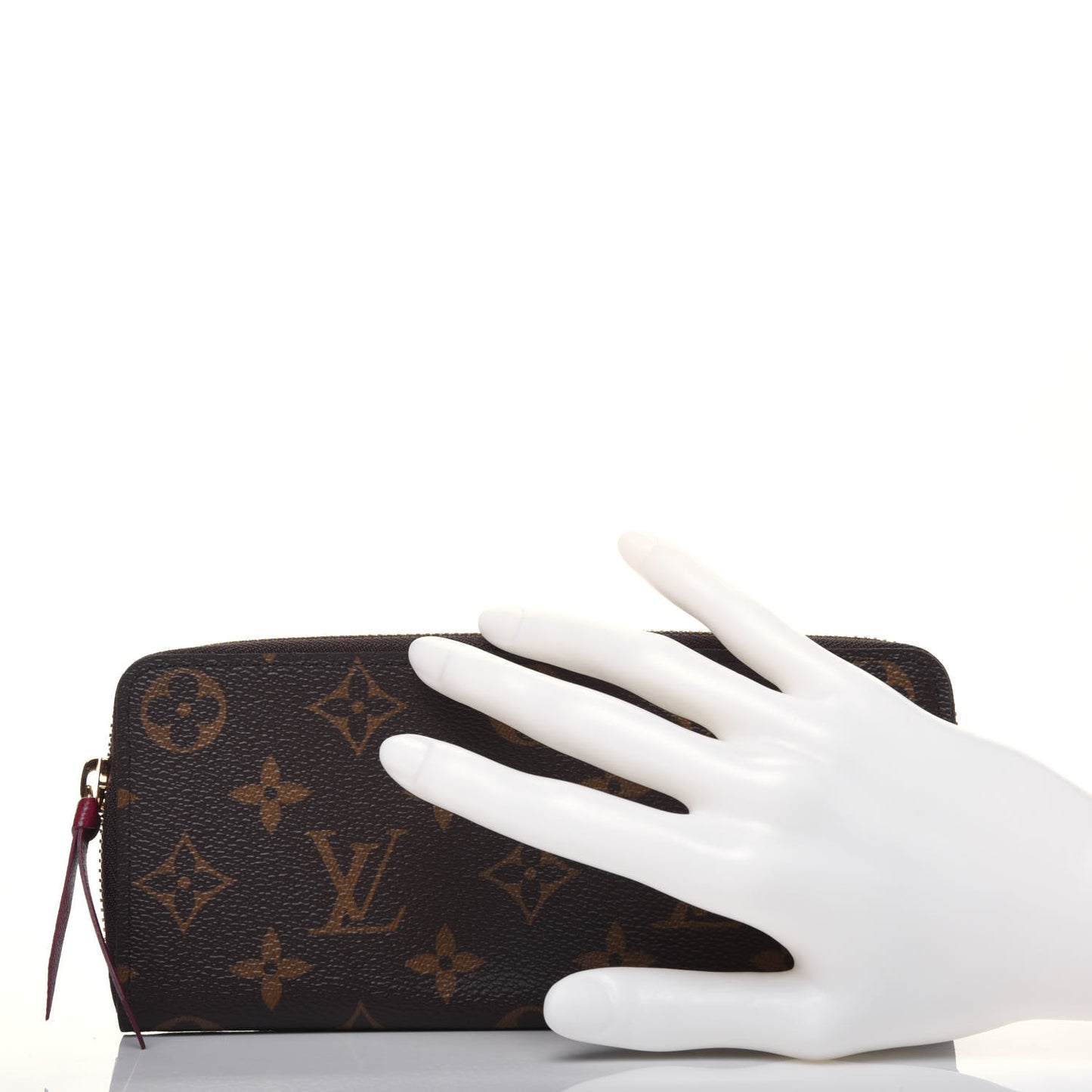 Monogram Clemence Wallet Fuchsia