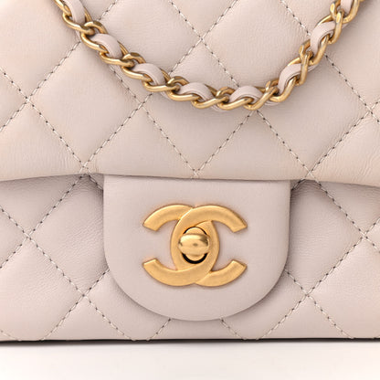 Chanel Lambskin Quilted Mini Pearl Crush Flap Light Purple 8 of 11