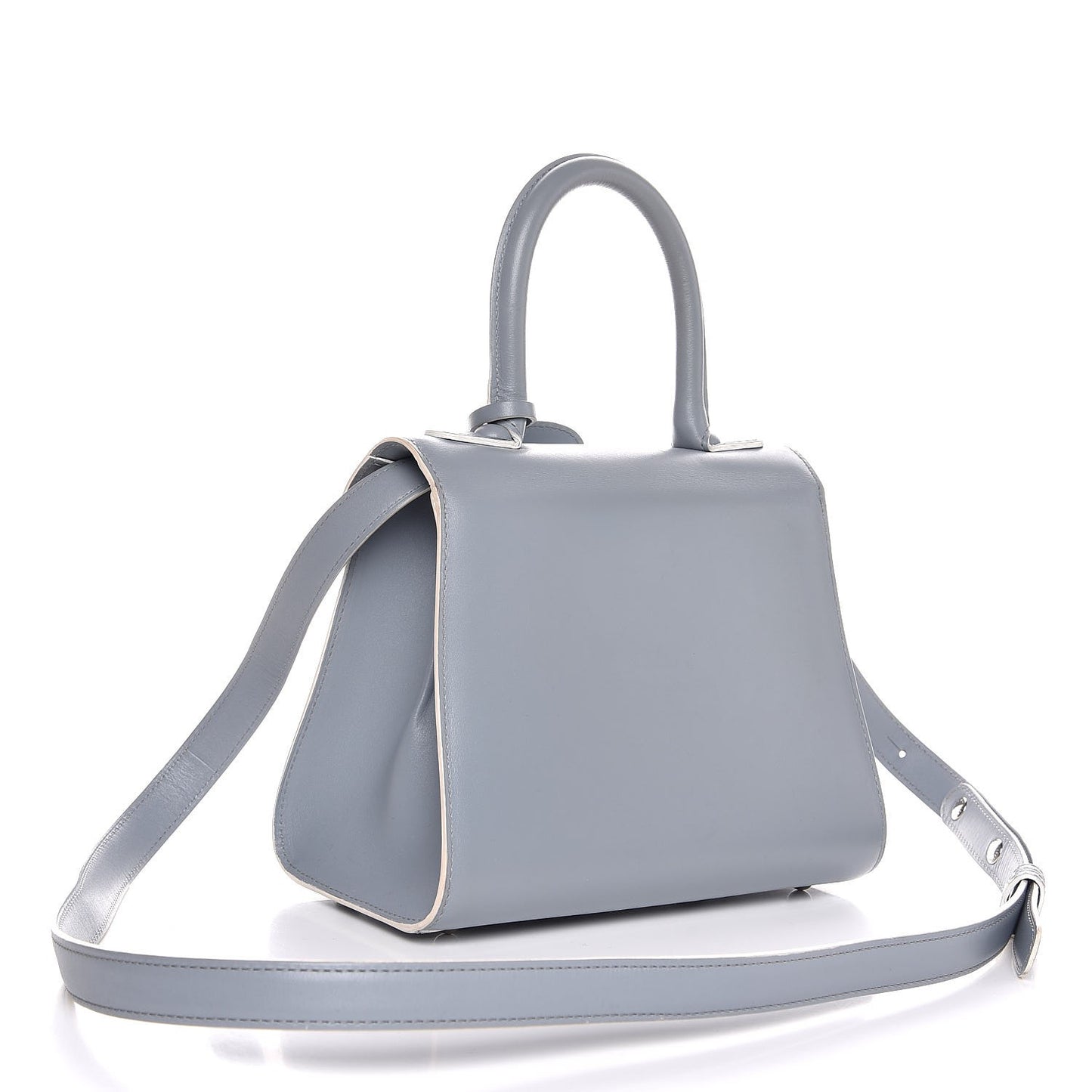 Calfskin Mini Brillant Satchel Light Blue