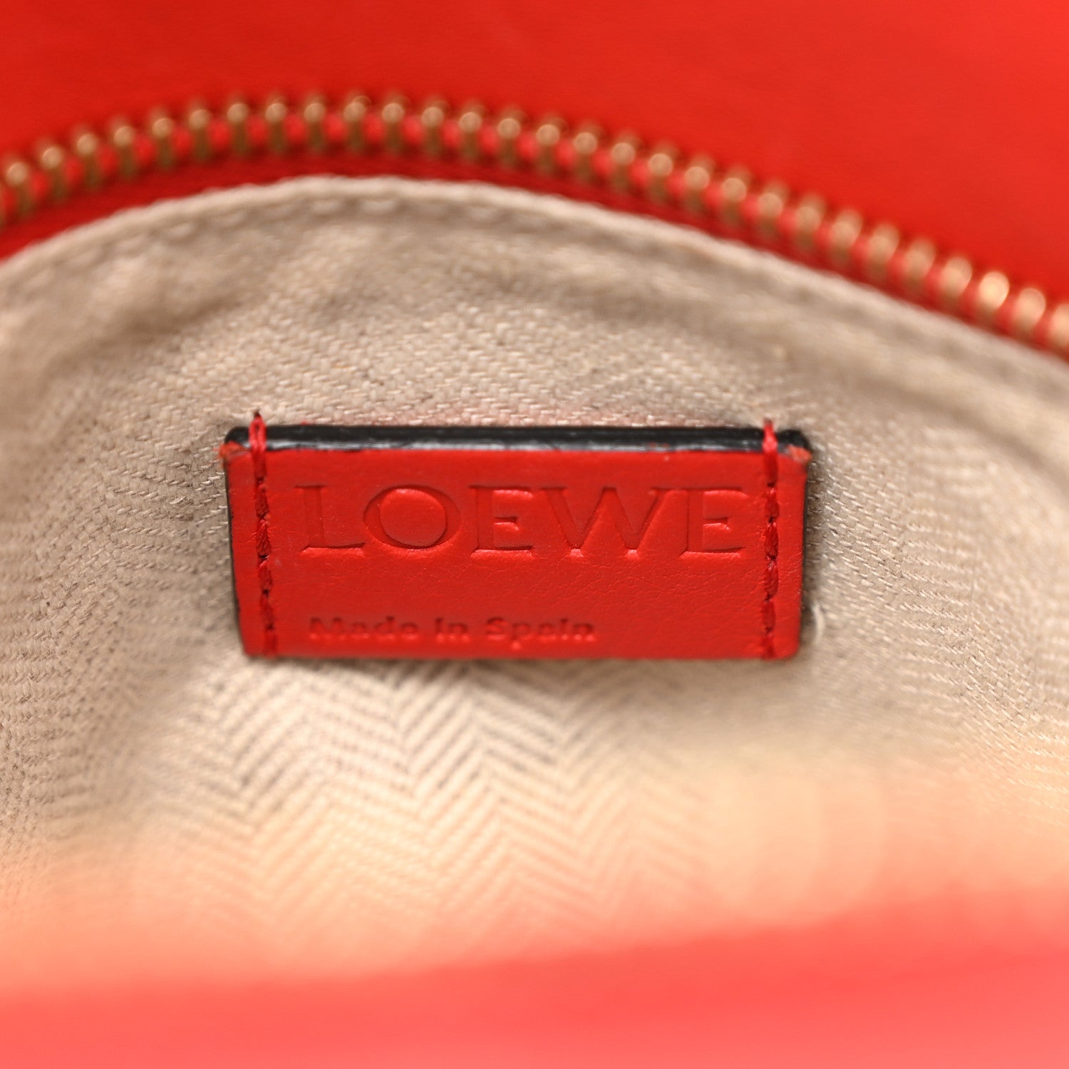 Loewe Calfskin Medium Puzzle Bag Scarlet 6 of 13