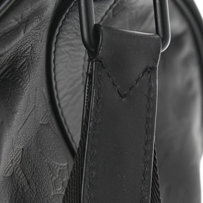Louis Vuitton Calfskin Shadow Monogram Mens Speedy Bandouliere 40 10 of 11