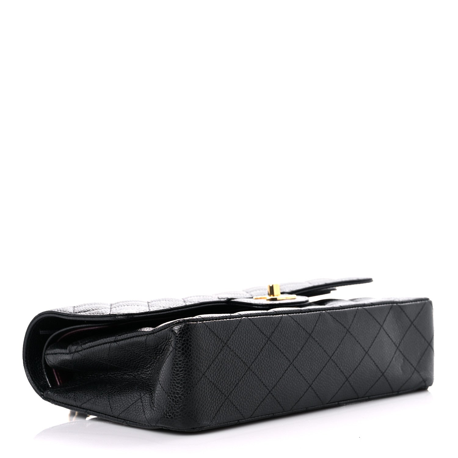 Chanel Caviar Quilted Medium Double Flap Black 4 of 12