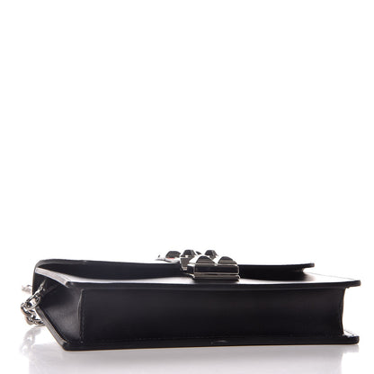 Prada City Calfskin Studded Mini Elektra Crossbody Bag Black Fuoco 4 of 8