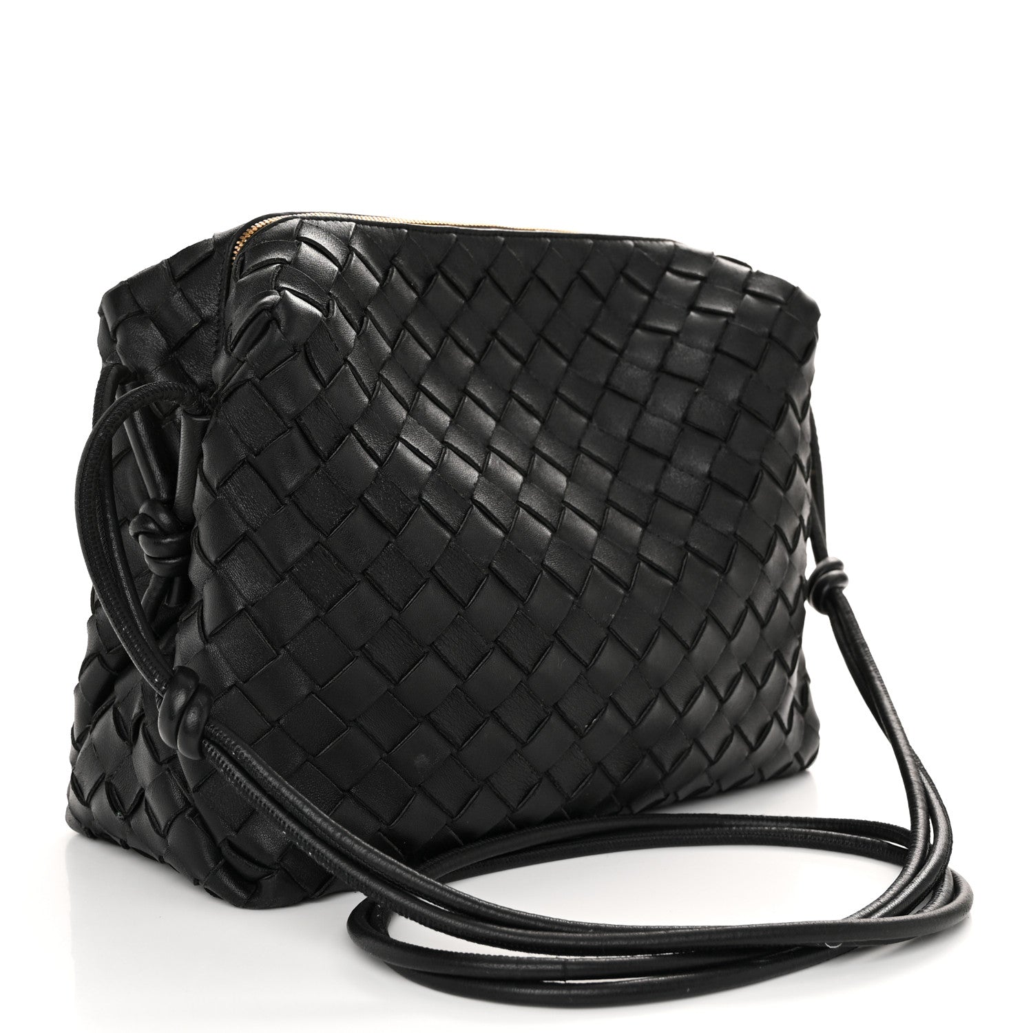 Bottega Veneta Nappa Intrecciato Small Loop Camera Bag Black 3 of 11