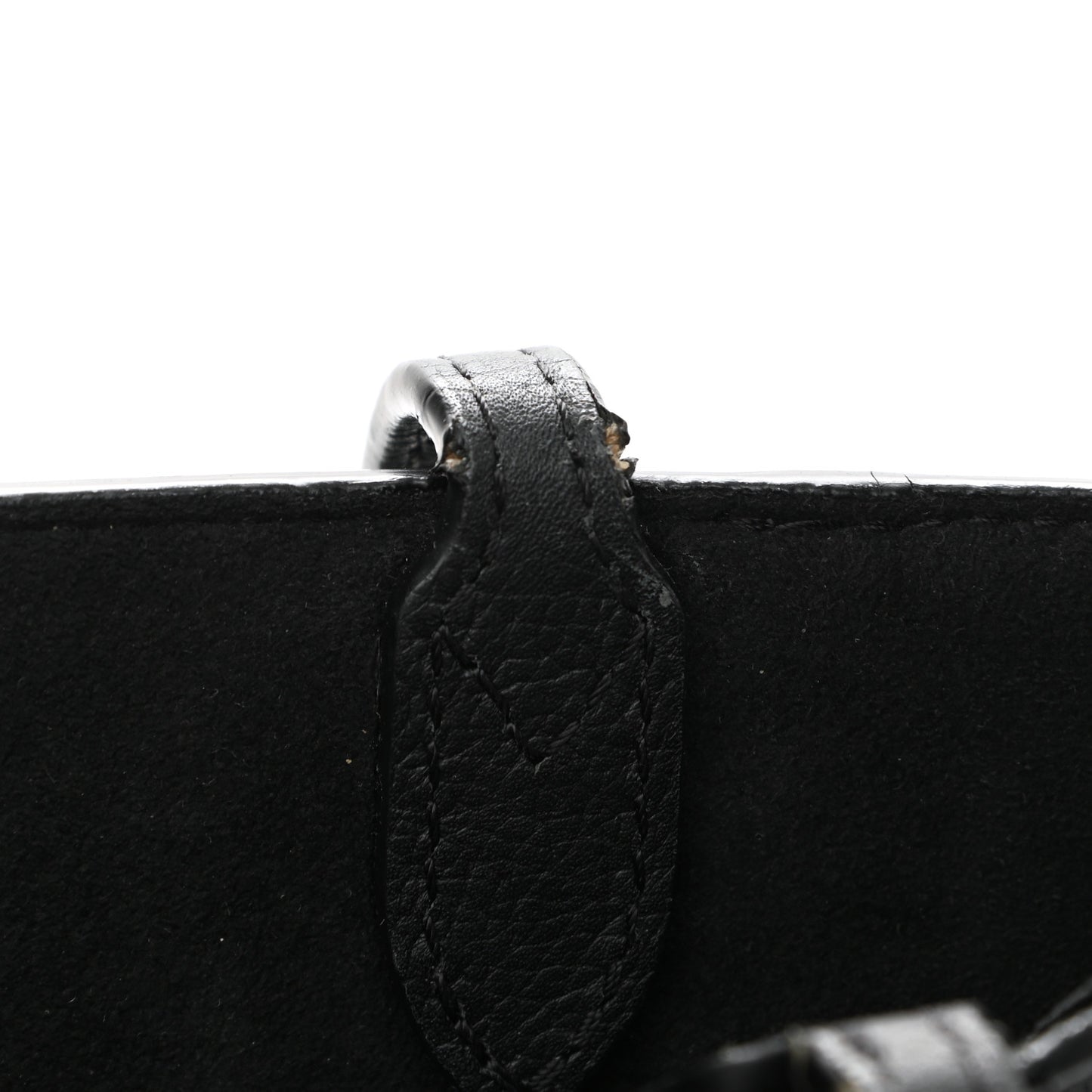 Calfskin Lockme Cabas Black