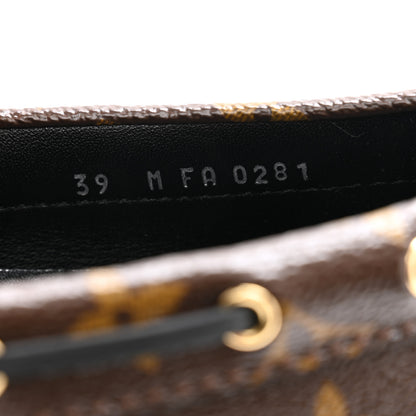 Louis Vuitton Patent Reverse Monogram Gloria Loafers 39 8 of 9