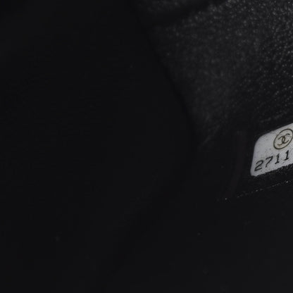 Chanel Calfskin Chevron Stitched Coco Waist Bag Black 9 of 10