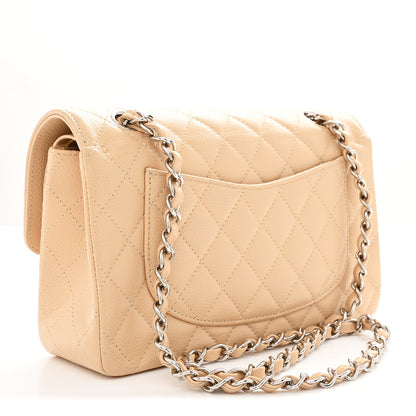 Chanel Caviar Quilted Small Double Flap Beige 3 of 11