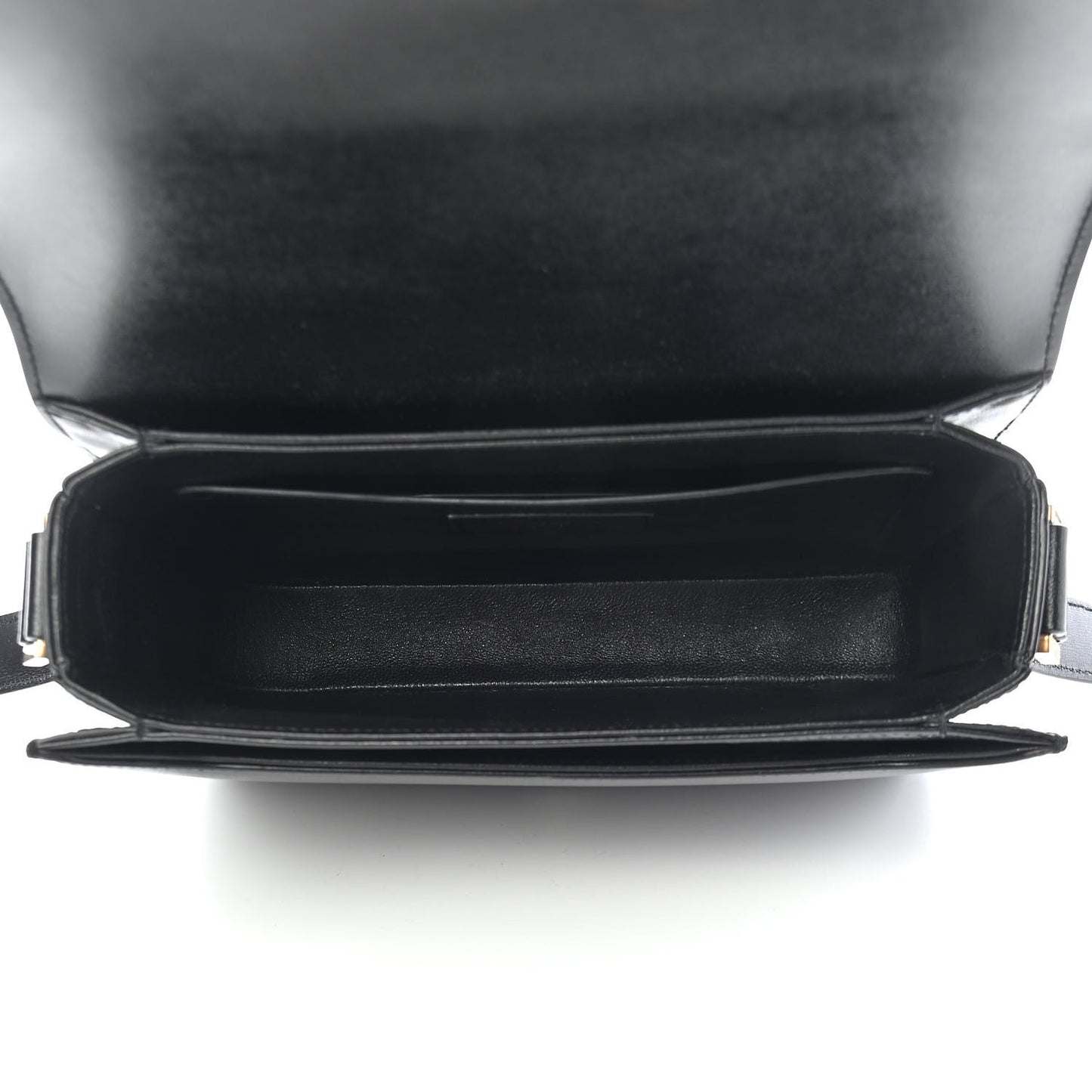 Calfskin Medium Le 61 Shoulder Bag Black