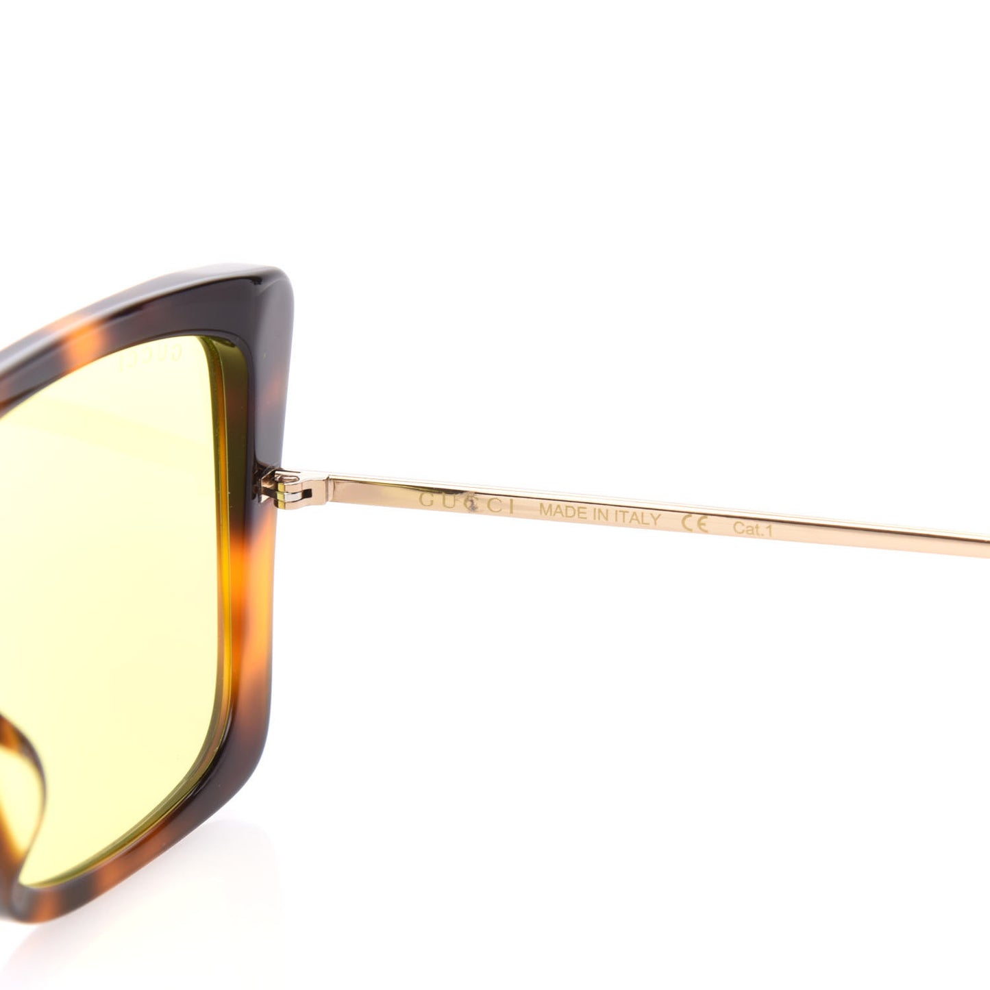 Acetate Oversize Square Frame GG0435S Sunglasses Havana