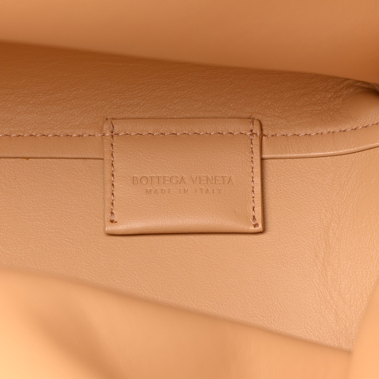 Calfskin Medium The Point Triangle Bag Almond