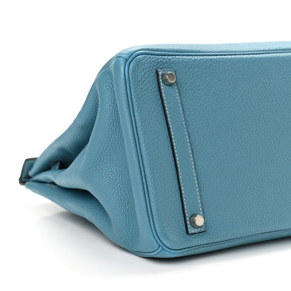Hermes Togo Birkin 35 Blue Jean 9 of 13