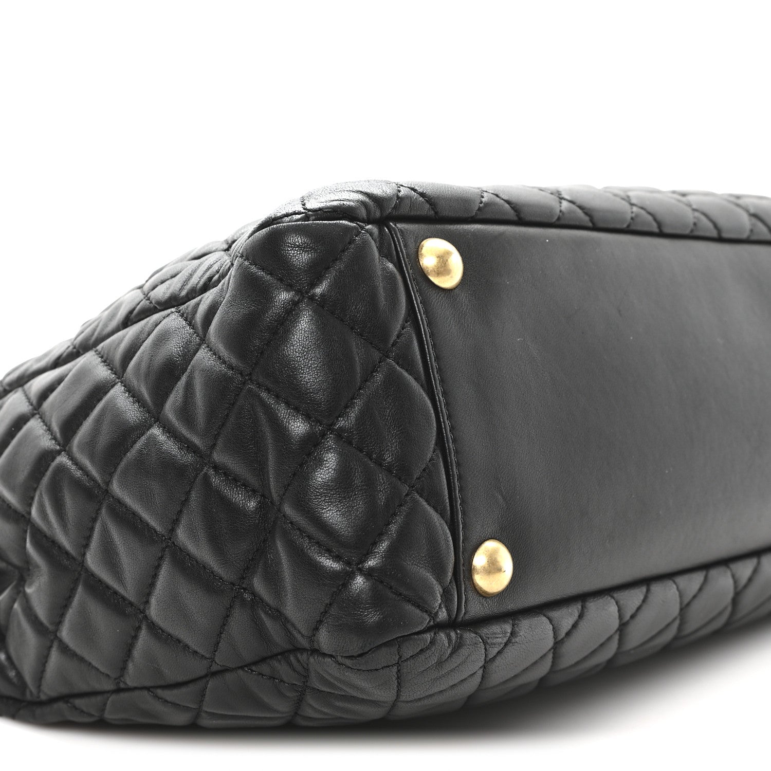 Chanel Lambskin Quilted Large Tote Black 9 of 10