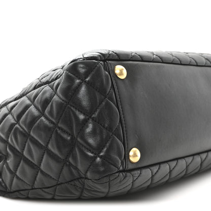 Chanel Lambskin Quilted Large Tote Black 9 of 10