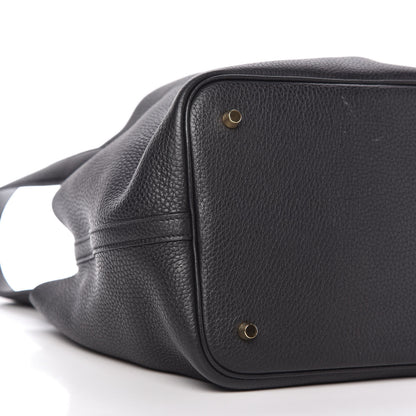 Hermes Taurillon Clemence Picotin Lock 22 MM Black 6 of 9