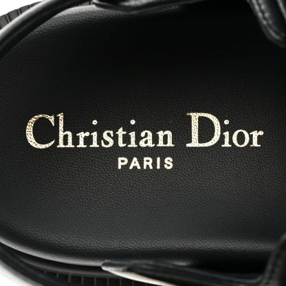 Christian Dior Lambskin Dioract 10mm Sandals 36.5 Black 7 of 10
