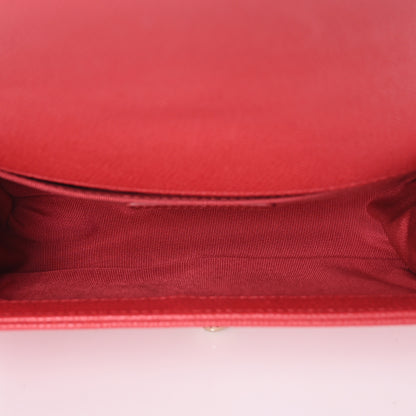Chanel Caviar Quilted Small Boy Flap Red 5 of 9