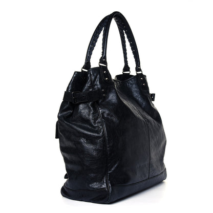 Balenciaga Agneau Classic Hardware Cube Tote Black 2 of 4