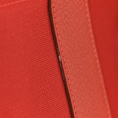 Hermes Toile Militaire Vache Country Garden Party Pockets 36 MM Rouge Tomate Capucine 13 of 15