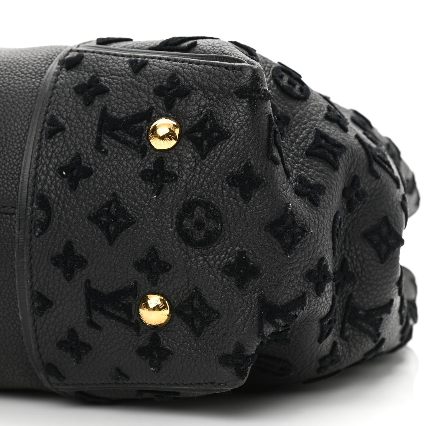 Cuir Orfevre Veau Cachemire Tote W GM Black