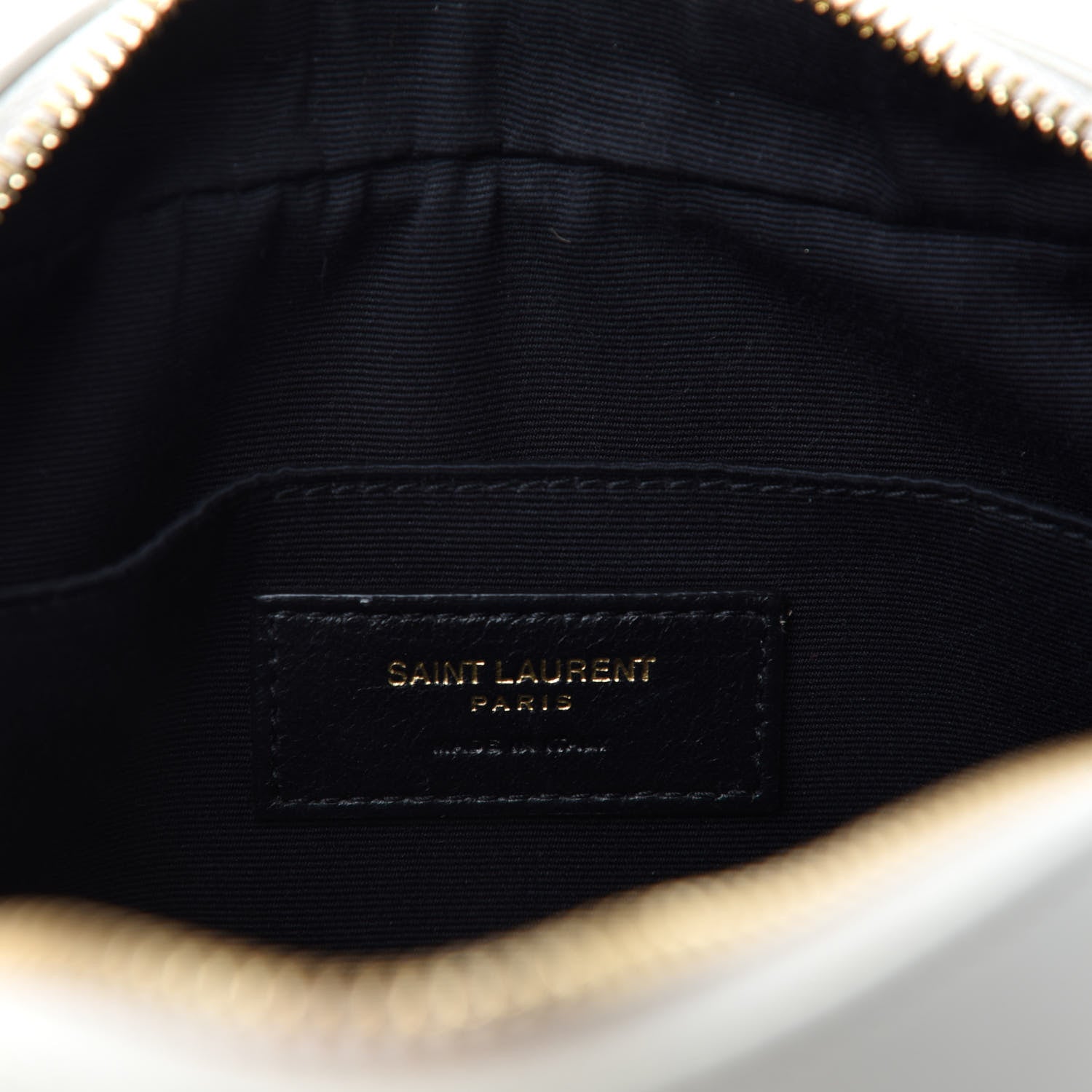 Saint Laurent Calfskin Matelasse Monogram Lou Camera Bag Crema Soft 8 of 10