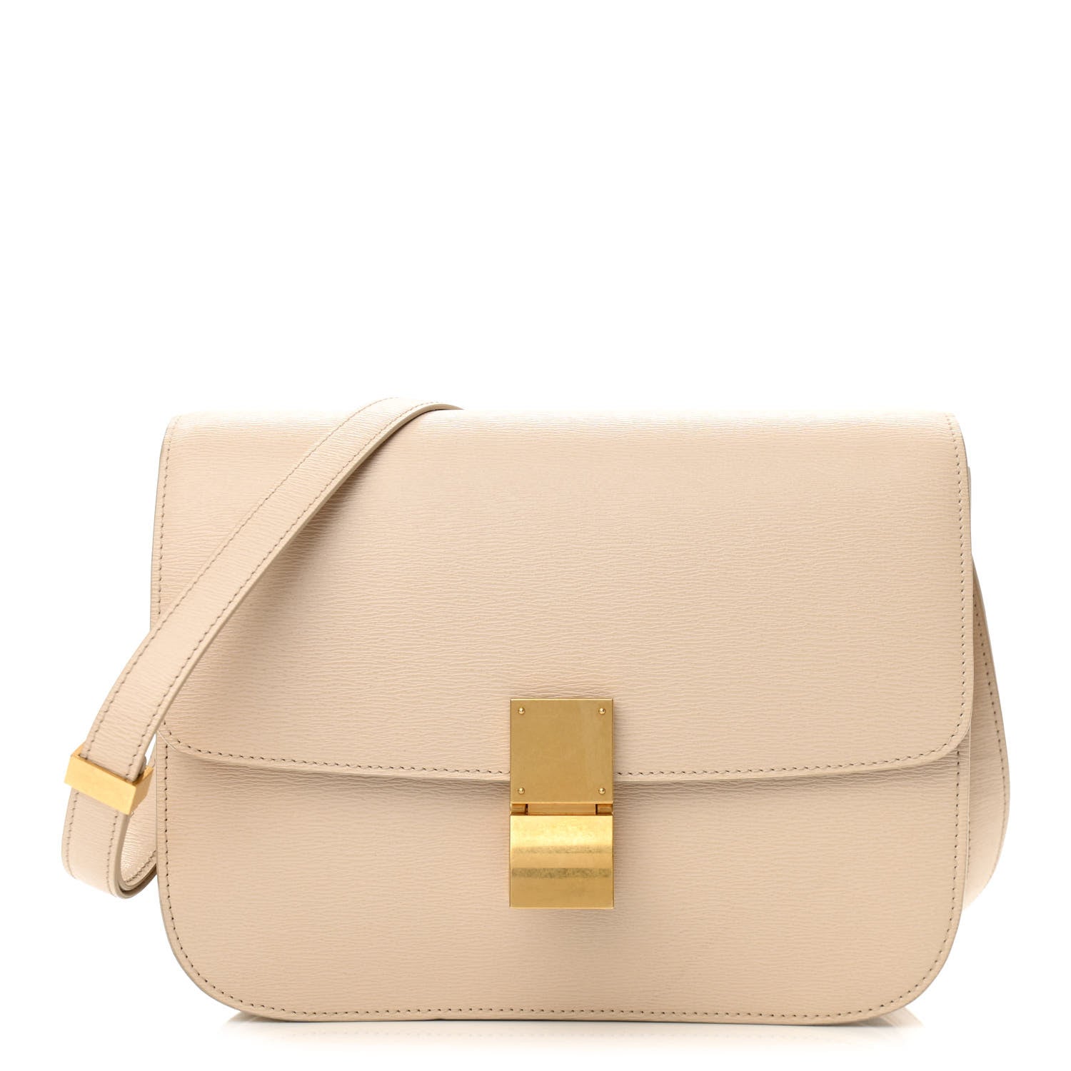 Celine Liege Calfskin Medium Classic Box Flap Bag Powder 1 of 10