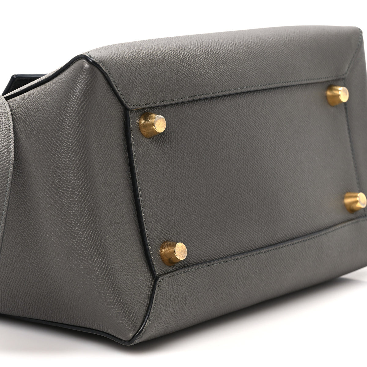 Celine Grained Calfskin Mini Belt Bag Grey 9 of 10