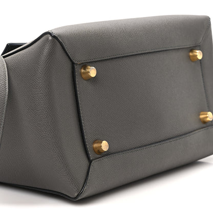 Celine Grained Calfskin Mini Belt Bag Grey 9 of 10