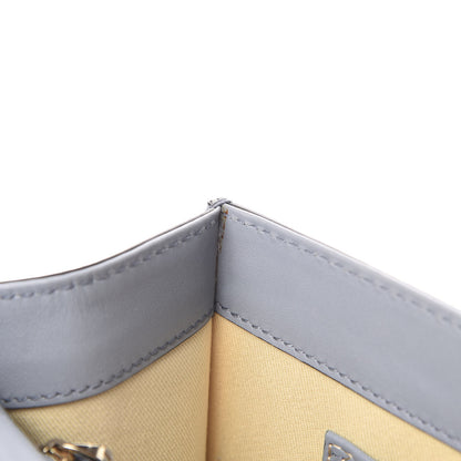 Valentino Garavani Vitello Medium Glam Lock Rockstud Flap Grey 16 of 19
