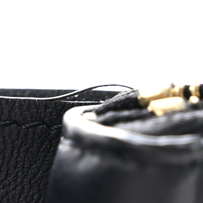 Louis Vuitton Lambskin Embossed Monogram Lou Coussin Wallet Black 6 of 6