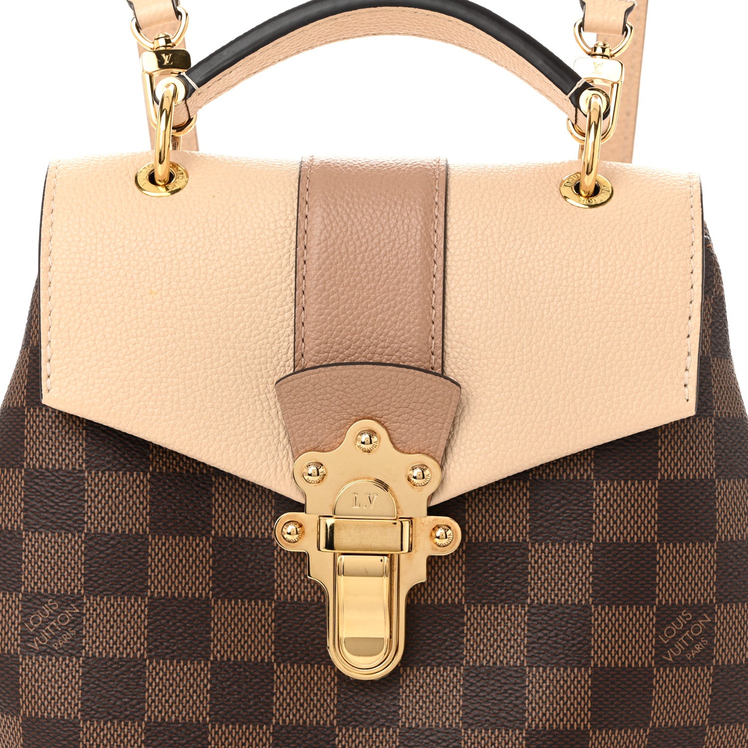 Louis Vuitton Damier Ebene Clapton Backpack Creme 8 of 11