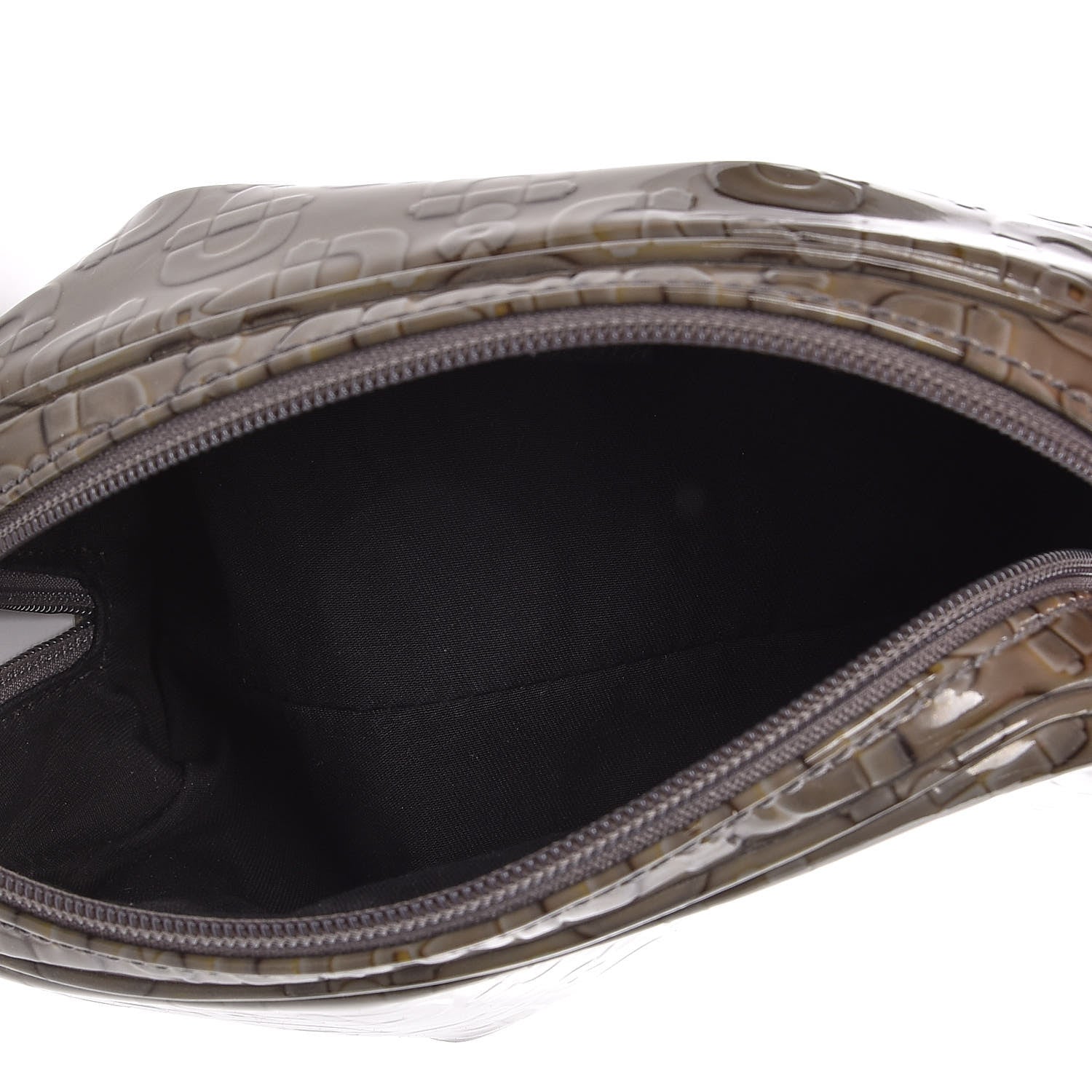 Gucci Patent Horsebit Embossed Small Cosmetic Case Green 5 of 7