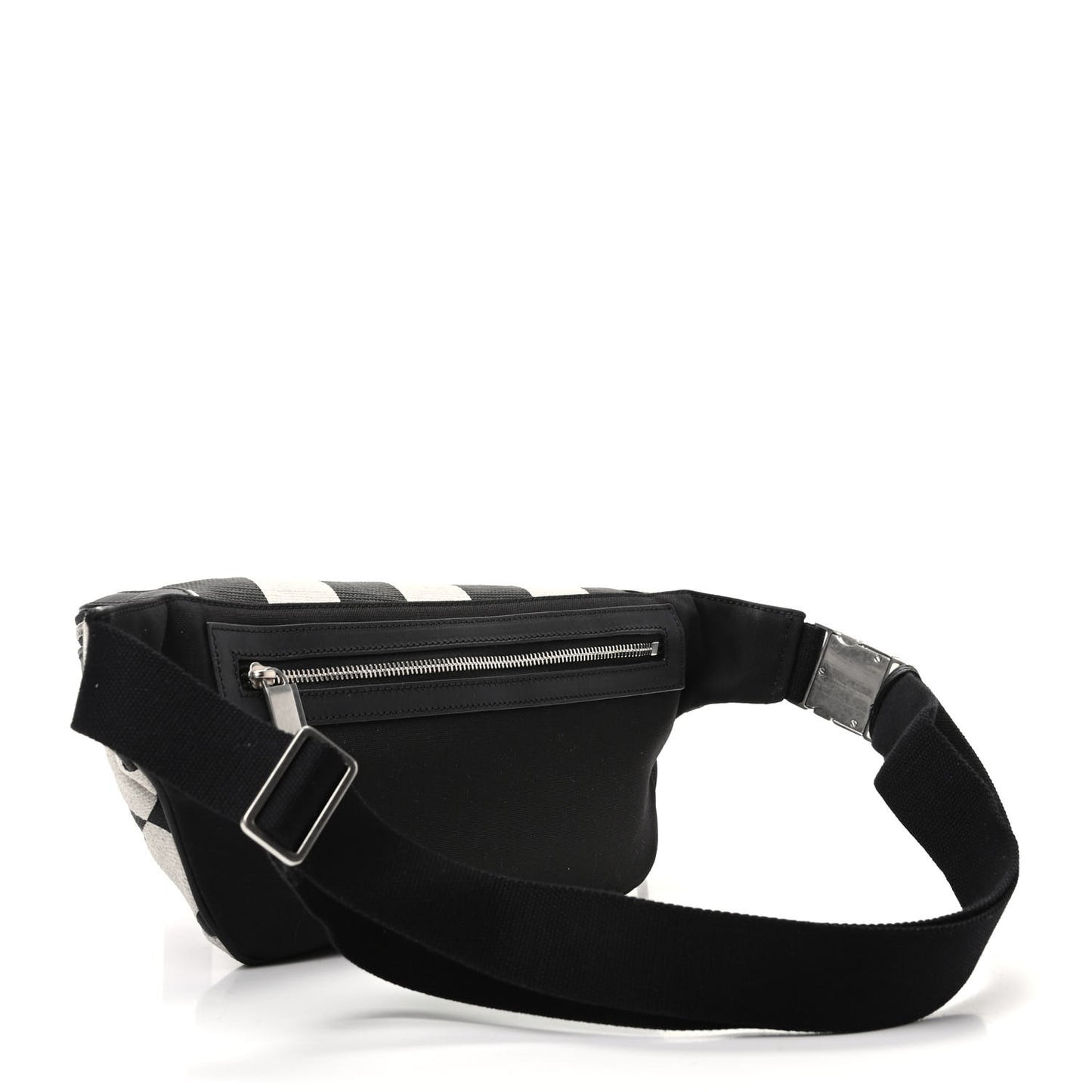 Canvas Classic Belt Bag Black White