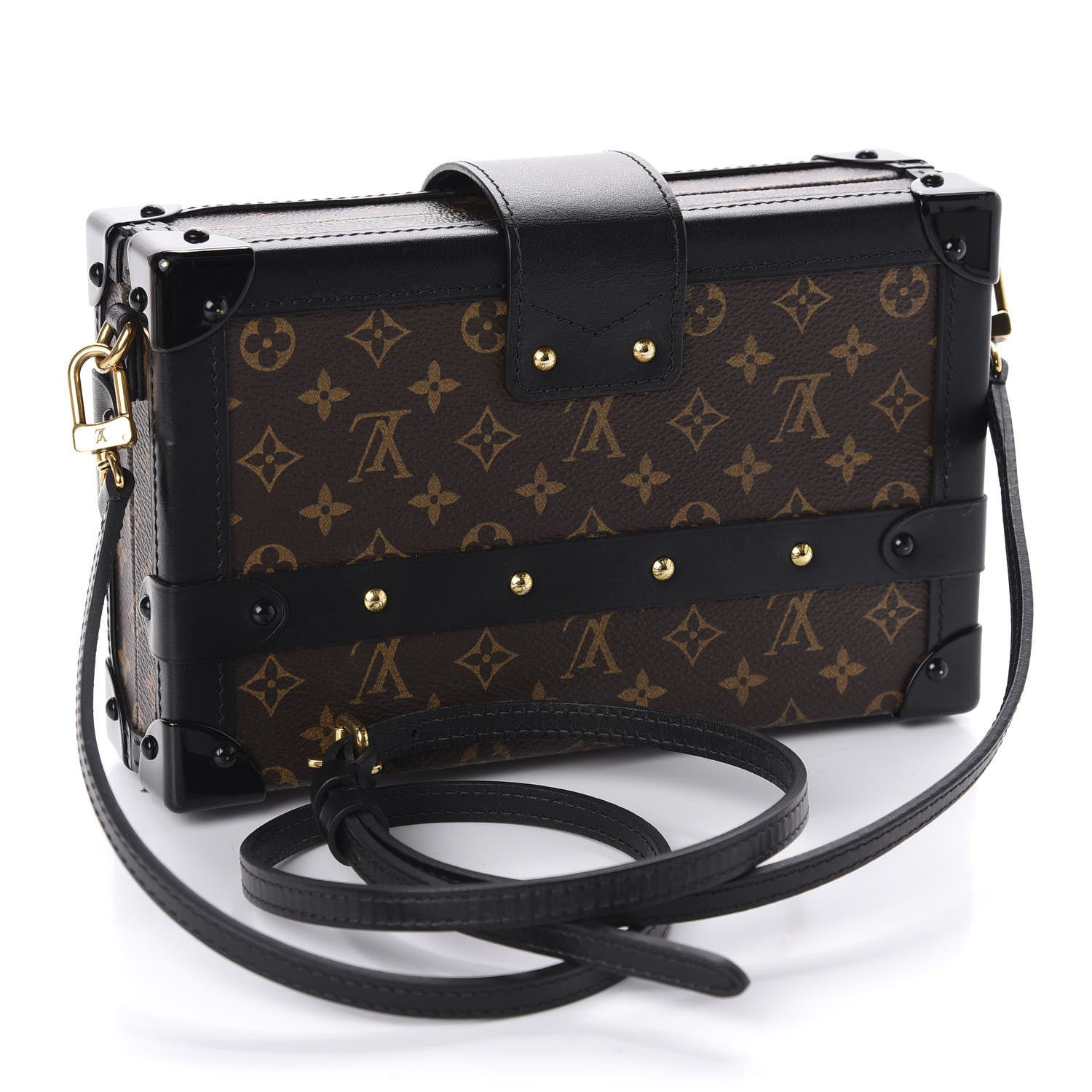 Louis Vuitton Monogram Petite Malle Black 3 of 15