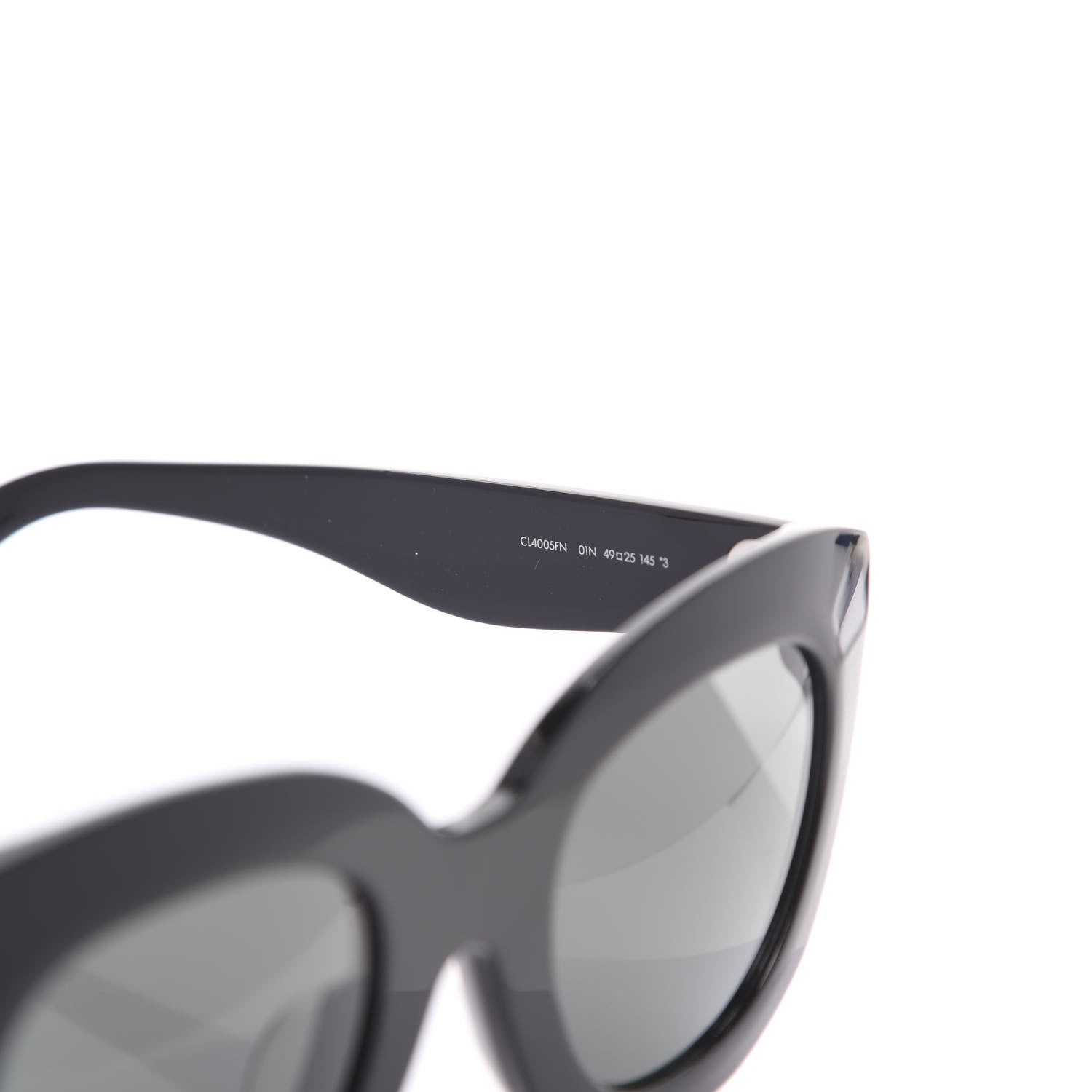 Celine Oversized Round Sunglasses CL4005FN Black 5 of 6