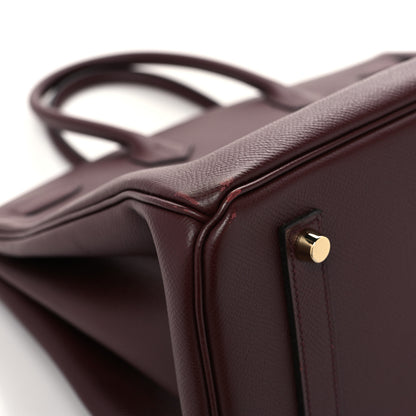 Hermes Epsom Birkin 35 Bordeaux 10 of 11