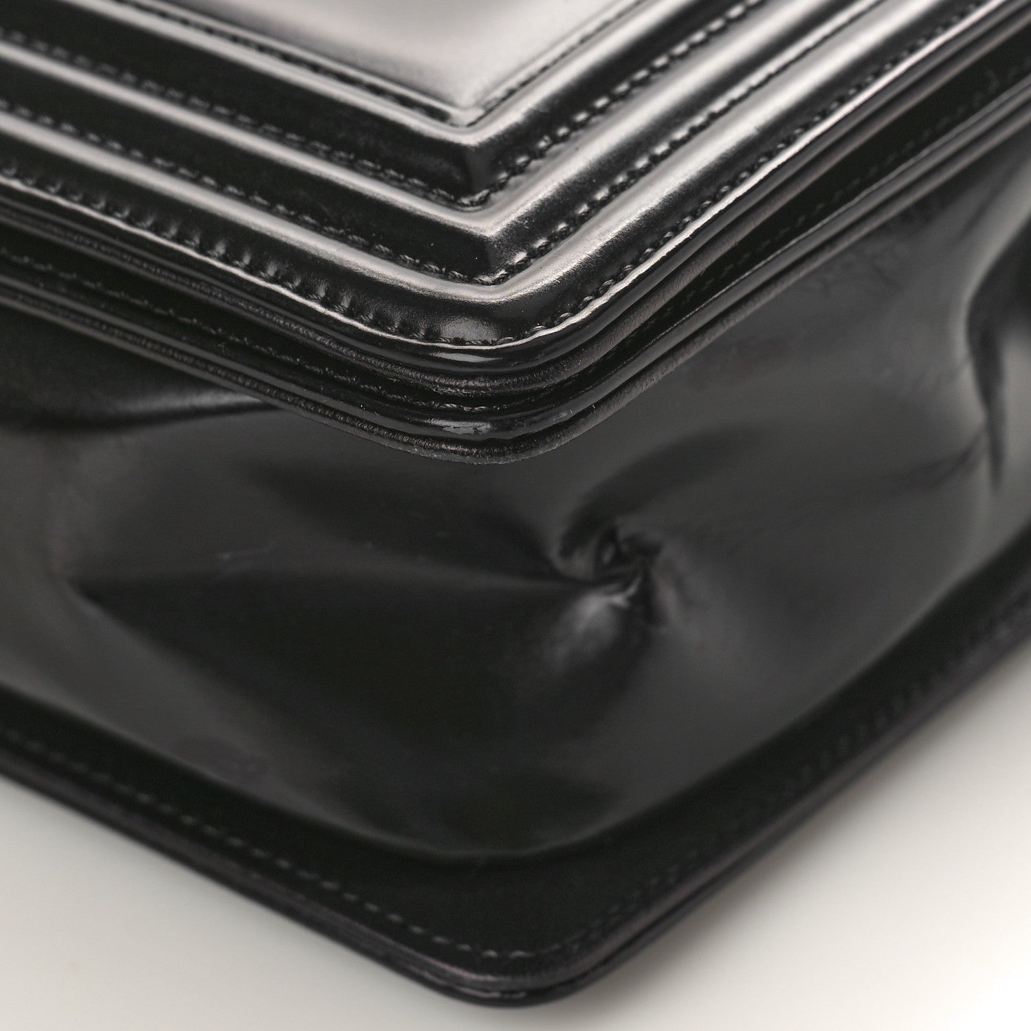 Chanel Glazed Calfskin Medium Boy Flap Black 9 of 14