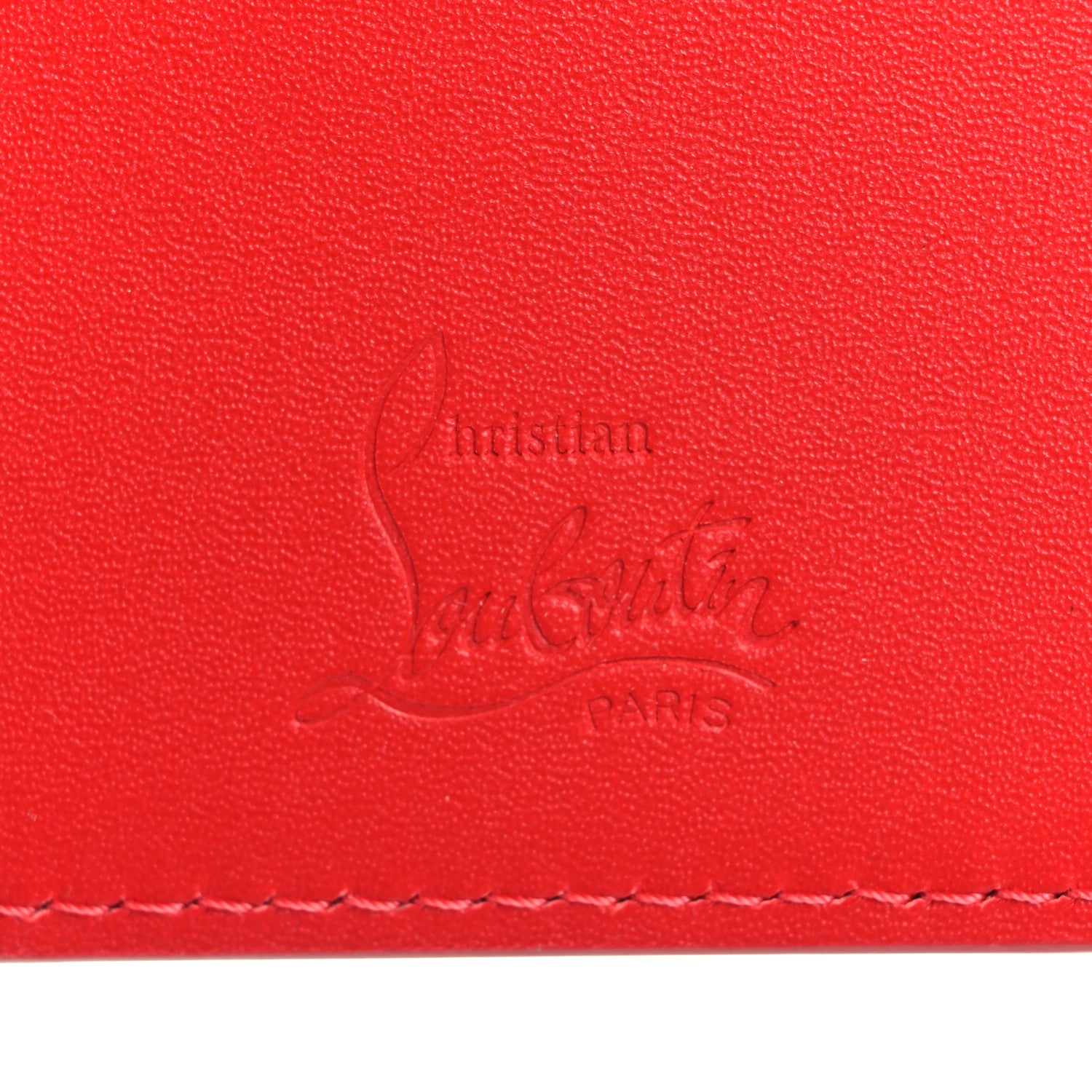 Christian Louboutin Calfskin Spiked Sifnos Bi-Fold Wallet Black 6 of 8