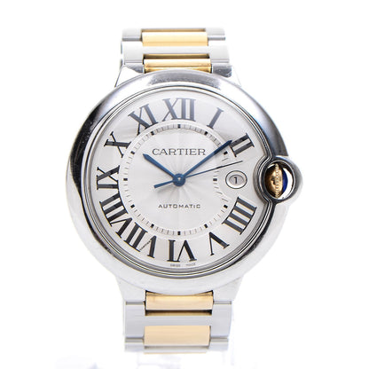 Cartier Stainless Steel 18K Yellow Gold 42mm Ballon Bleu De Automatic Watch 1 of 7
