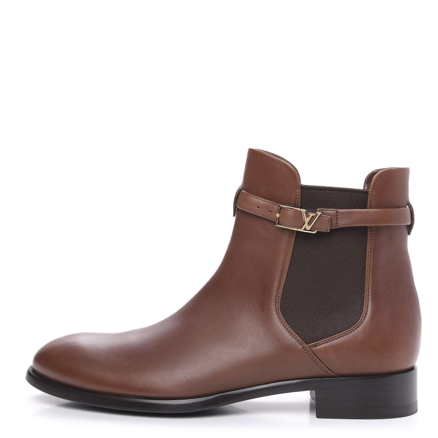 Calfskin Loyalty Flat Ankle Boots 38.5