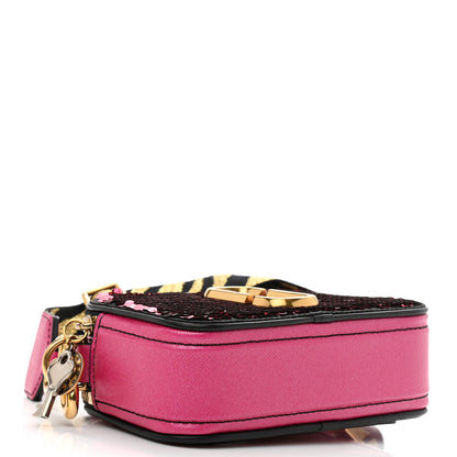 Marc Jacobs Calfskin Sequin Snapshot Camera Bag 4 of 10