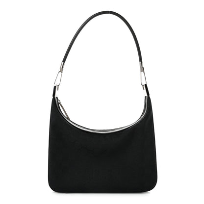 Gucci Monogram GG Small Clasp Hobo Black 1 of 10