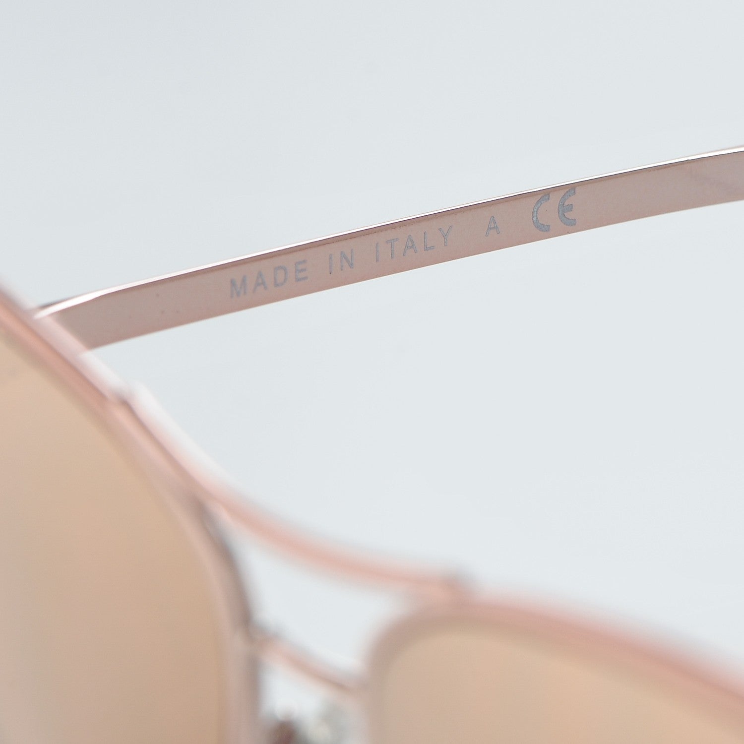 Chanel 18K Pilot Summer Sunglasses 4223 Pink Gold 5 of 9